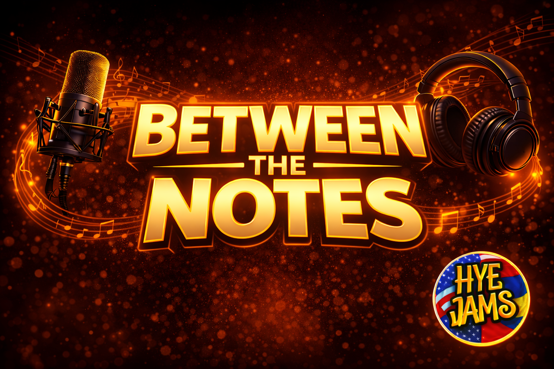 Hye Jams Between the Notes podcast art
